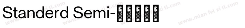 Standerd Semi字体转换
